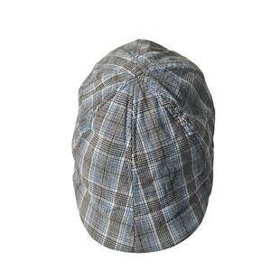 Boston Scally Company Men's Plaid Flat Cap Hat Size S